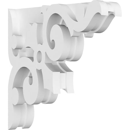 Ekena Millwork Whitman Architectural Grade PVC Corbel, 1 7/8"W X 8"D X 8"H CORP01X08X08WH